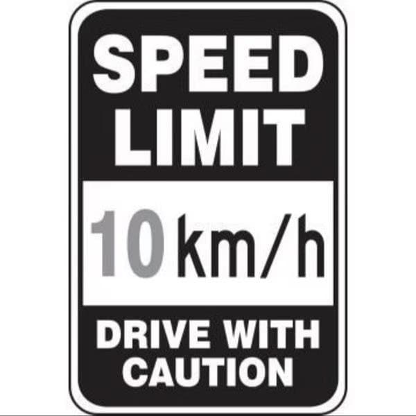 Accuform SPEED LIMIT SIGN SPEED LIMIT KMH FRR43920RA FRR43920RA - main